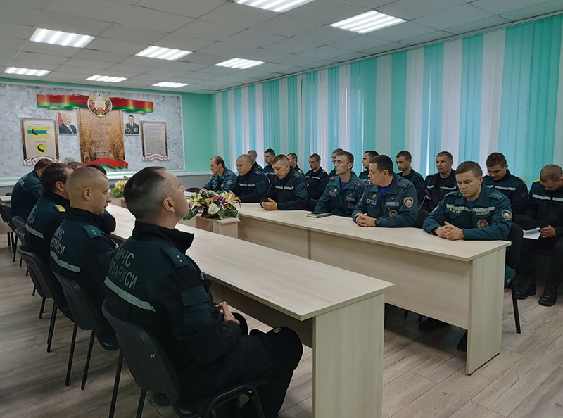 «Беларусь – от освобождения к независимости»: у рогачевских спасателей прошел единый день информирования