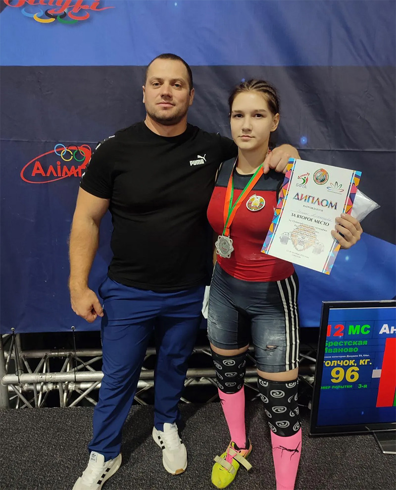 Золото, три серебра и две бронзы рогачевских тяжелоатлетов