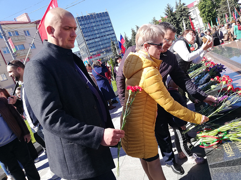 Рогачевцы – на Дне Победы в Гомеле