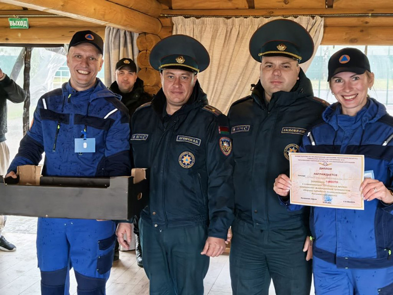 В Рогачеве определили лучшие команды в соревнованиях санитарных дружин