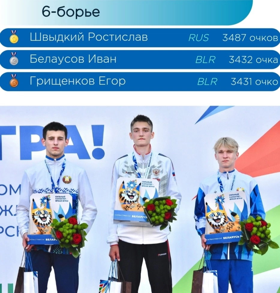Рогачевцы отличились на II Играх стран СНГ