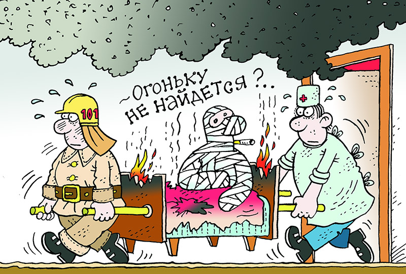 Рогачевский РОЧС напоминает: неосторожность при курении – риск для жизни