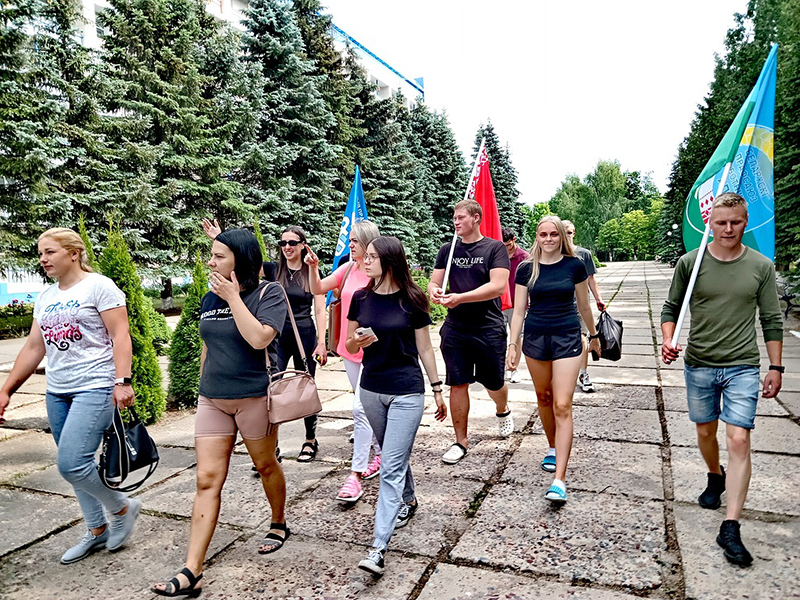 Рогачевская молодежь.  И отдохнули, и подружились
