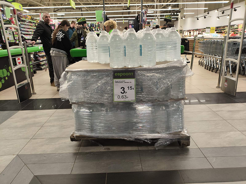 Питьевой воды в магазинах Рогачева хватит всем