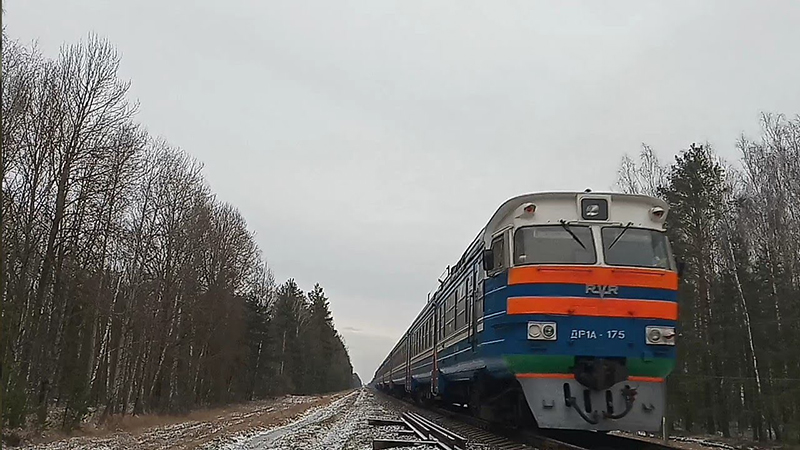 Временно отменяется поезд сообщением Жлобин - Рогачев