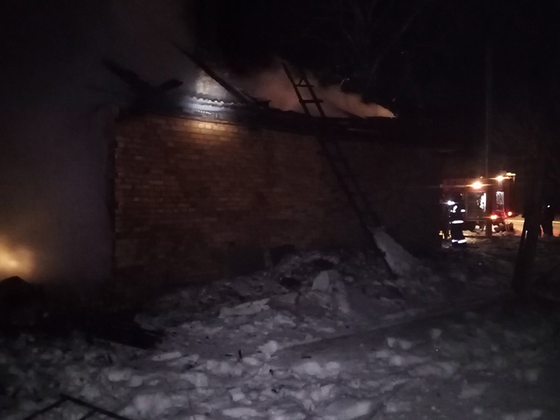 В агрогородке Столпня Рогачевского района сгорел дом