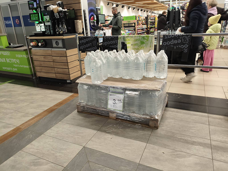 Питьевой воды в магазинах Рогачева хватит всем