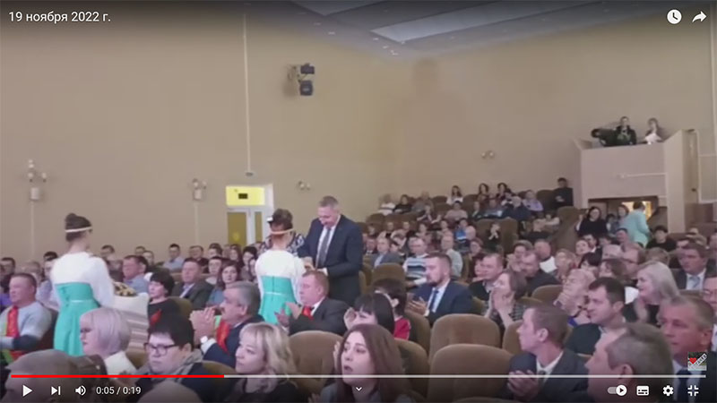 Святой хлеб из нового урожая Рогачевской земли