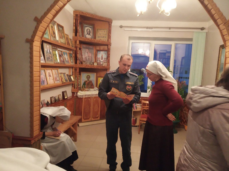 Беседа о безопасности в молитвенной комнате