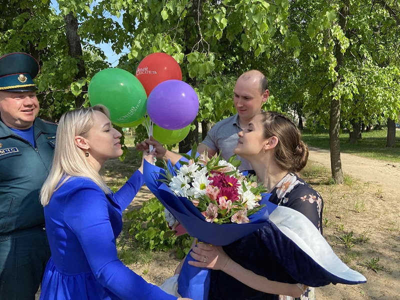В семье рогачевских спасателей пополнение