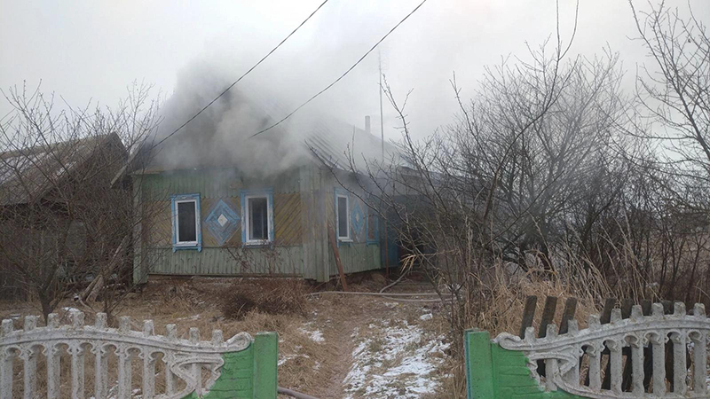 Пожар в Новом Кривске унес жизнь человека