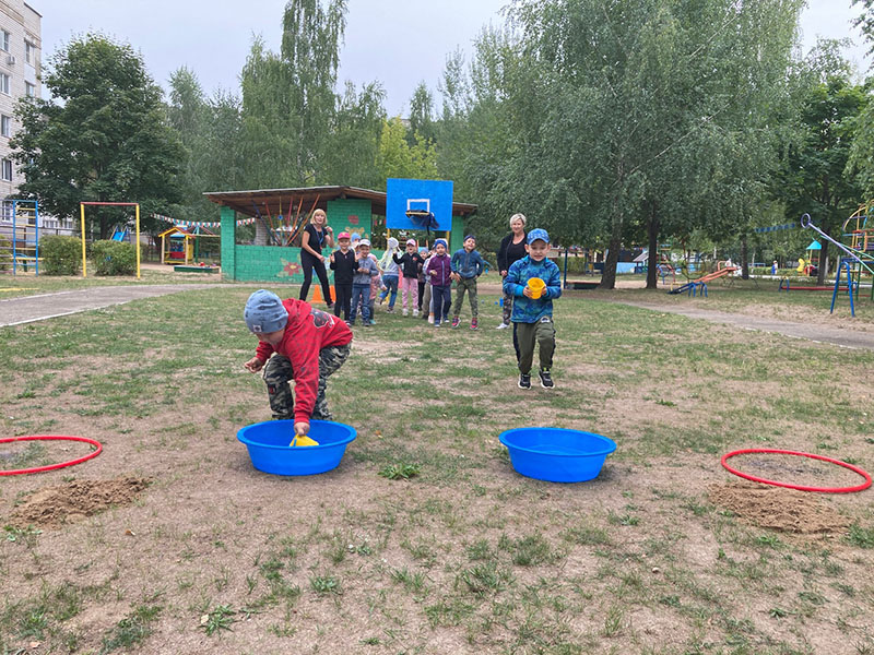 Рогачевские дошкольники поучаствовали в эстафете безопасности