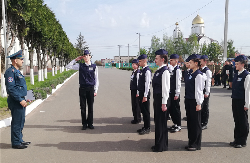 Учащиеся рогачевской школы мира выиграли районный слет юных спасателей-пожарных
