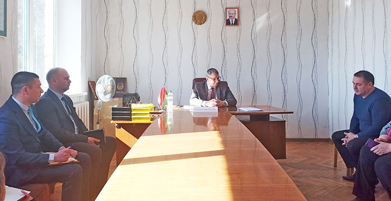 Заместитель облисполкома Андрей Барановский провел рабочую встречу с трудовым коллективом ОАО «Рогачевстрой» и прием граждан