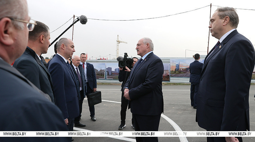 Лукашенко посещает с рабочей поездкой Гродно