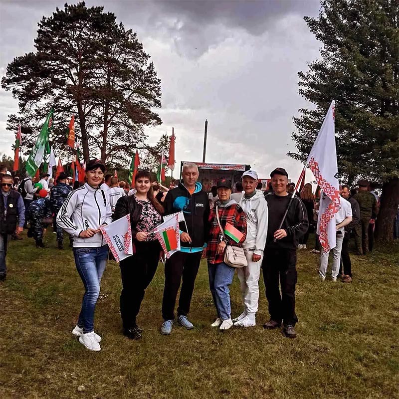 Второй областной слет патриотов: рогачевцы побывали в Калинковичском районе