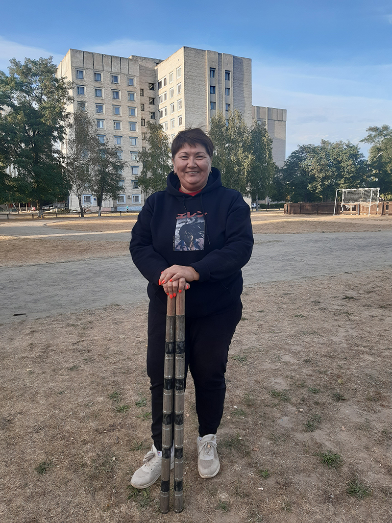 Женское лицо рогачевских городков