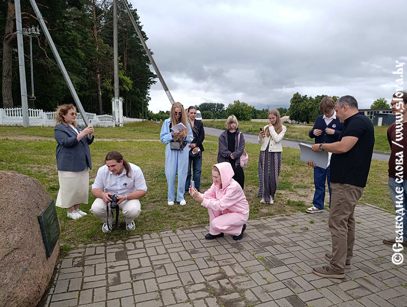 Маладыя аўтары “Бярозкі” прайшлі рагачоўскімі сцежкамі Караткевіча