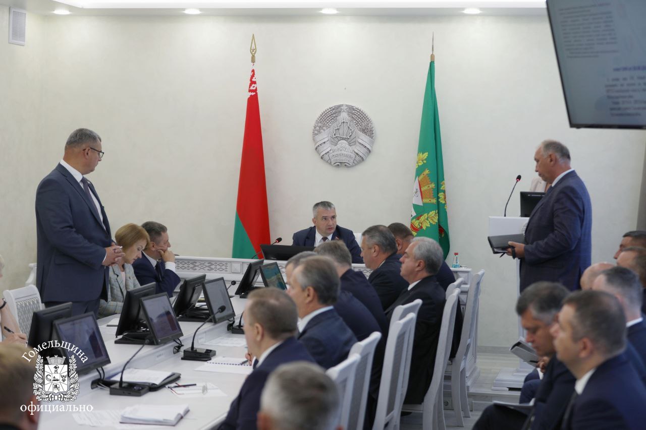 Какие вопросы рассмотрели на аппаратном совещании в Гомельском облисполкоме?