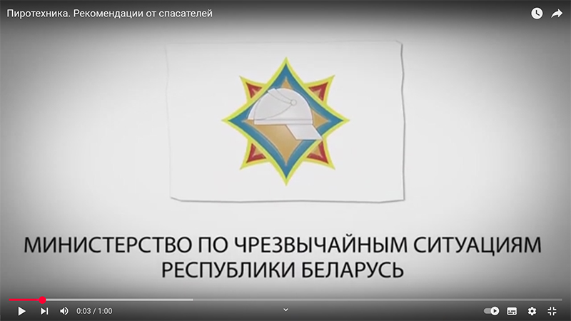 Ребенок получил травму от пиротехники в Светлогорском районе