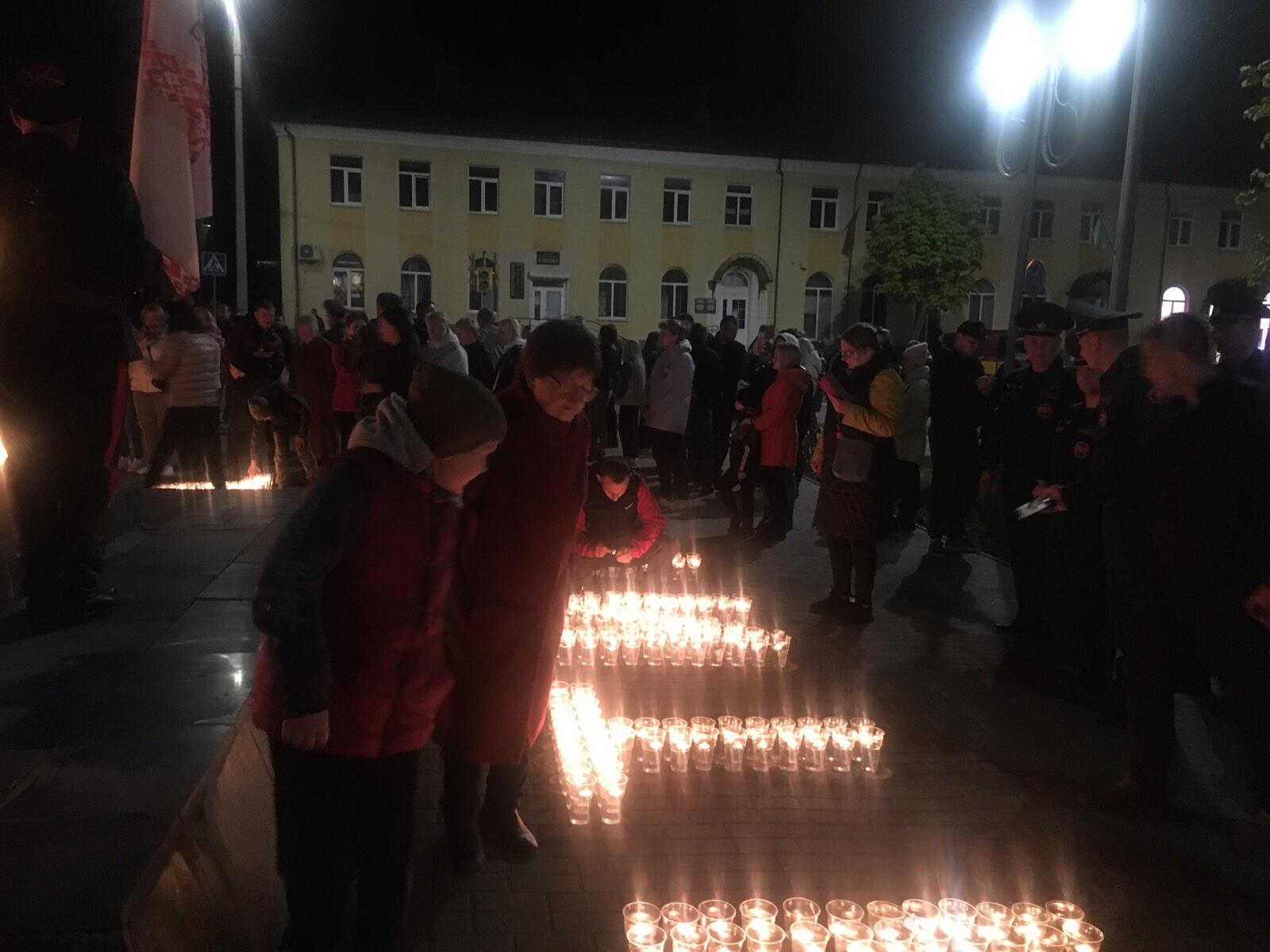 В Рогачеве зажгли «Огонь Победы»!