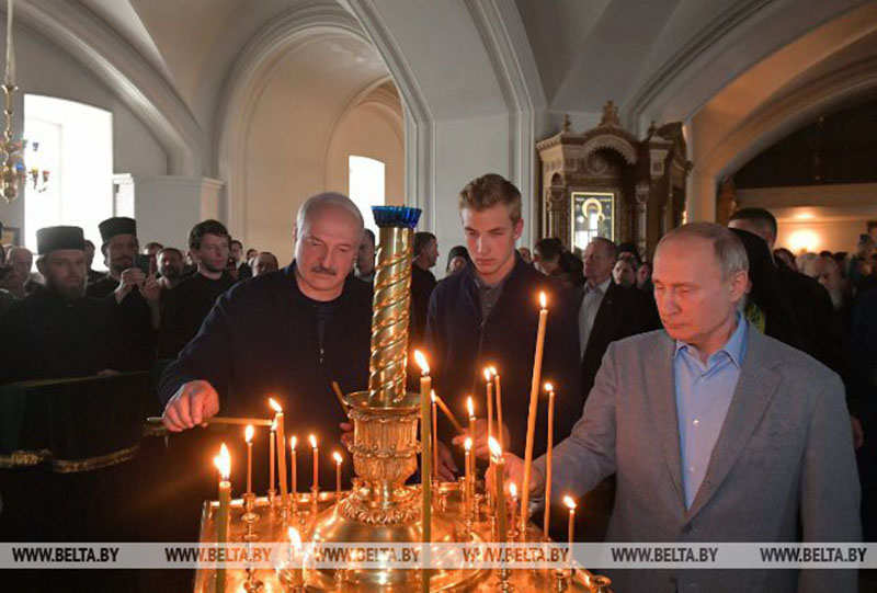 Лукашенко и Путин посетили Валаам