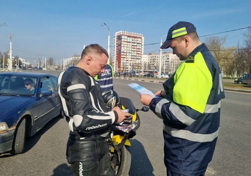 Рогачевская ГАИ проведет мероприятия по предупреждению ДТП с участием мотоциклистов