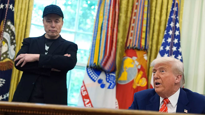 СМИ: Трамп из-за публичного конфликта с Маском потерял $1,1 млрд